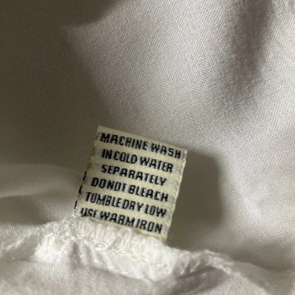 NWT Sim & Sam Womens White High Low Hem Patch Pocket Button Up Shirt Size XL - Picture 4 of 7